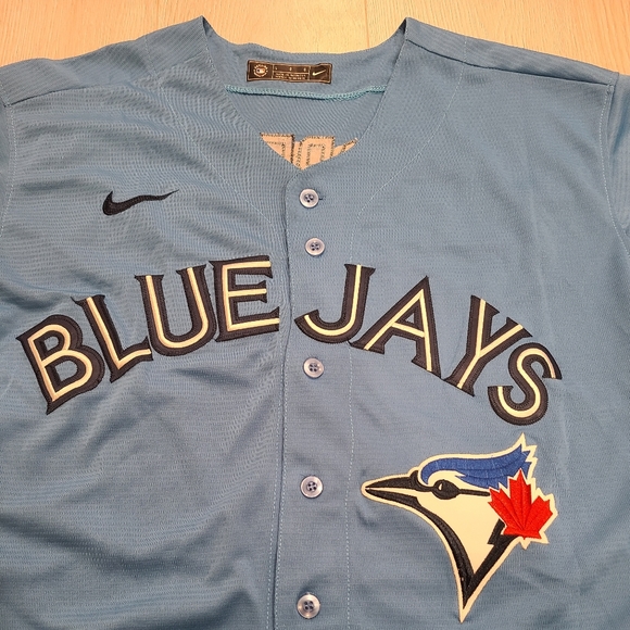 Toronto Blue Jays Vladimir Guerrero Jr. Powder Blue Alternate Player Jersey - Picture 4 of 11